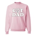 thumbnail image 1 of Wild Bobby, Best Cat Dad Daddy Gift, Pop Culture, Unisex Crewneck Graphic Sweatshirt, Light Pink, XX-Large, 1 of 3
