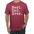 thumbnail image 1 of Wild Bobby,Best. Dad. Ever. Cool Idea, Father's Day, Men Graphic Tees, Vintage Heather Red, Large, 1 of 3