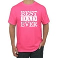 thumbnail image 1 of Wild Bobby, Best Dad Ever Daddy Husband, Father's Day, Men Graphic Tees, Neon Pink, Large, 1 of 3