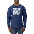 thumbnail image 1 of Wild Bobby, Best Dad Ever Daddy Husband, Father's Day, Men Long Sleeve Shirt, Navy, 3XL, 1 of 3