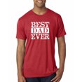 thumbnail image 1 of Wild Bobby, Best Dad Ever Daddy Husband, Father's Day, Men Premium Tri Blend Tees, Vintage Red, Medium, 1 of 3