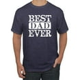 thumbnail image 1 of Wild Bobby, Best Dad Ever Daddy husband Father's Day Gift | Mens Father's Day Graphic T-Shirt, Vintage Heather Navy, 2XL, 1 of 4