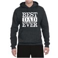 thumbnail image 1 of Wild Bobby, Best Dad Ever Daddy husband Father's Day Gift | Mens Father's Day Hooded Sweatshirt Graphic Hoodie, Heather Black, X-Large, 1 of 4