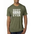 thumbnail image 1 of Wild Bobby, Best Dad Ever Daddy husband Father's Day Gift | Mens Father's Day Premium Tri Blend T-Shirt, Military Green, Small, 1 of 4