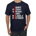 thumbnail image 1 of Wild Bobby, Best Dad Father Traits Qualities, Father's Day, Men Graphic Tees, Navy, X-Large, 1 of 3