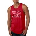 thumbnail image 1 of Wild Bobby,Best Dad in The Seven Kingdoms GoT Thrones, Father's Day, Men Graphic Tank Top, Red, X-Large, 1 of 3