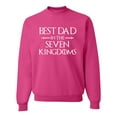 thumbnail image 1 of Wild Bobby,Best Dad in The Seven Kingdoms GoT Thrones, Father's Day, Unisex Crewneck Graphic Sweatshirt, Fuschia, Large, 1 of 3