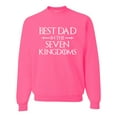 thumbnail image 1 of Wild Bobby,Best Dad in The Seven Kingdoms GoT Thrones, Father's Day, Unisex Crewneck Graphic Sweatshirt, Neon Pink, Medium, 1 of 3