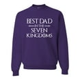 thumbnail image 1 of Wild Bobby,Best Dad in The Seven Kingdoms GoT Thrones, Father's Day, Unisex Crewneck Graphic Sweatshirt, Purple, Small, 1 of 3