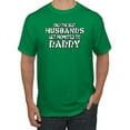 thumbnail image 1 of Wild Bobby, Best Husbands Gets Promoted to Daddy, Father's Day, Men Graphic T-Shirt, Kelly, Medium, 1 of 3