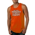thumbnail image 1 of Wild Bobby, Best Husbands Gets Promoted to Daddy, Father's Day, Men Graphic Tank Top, Orange, Small, 1 of 3