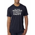 thumbnail image 1 of Wild Bobby, Best Husbands Gets Promoted to Daddy, Father's Day, Men Premium Tri Blend T-Shirt, Vintage Navy, XX-Large, 1 of 3
