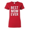 thumbnail image 1 of Wild Bobby, Best Mom Ever Mothers Day Gift, Mother's Day, Women Graphic T-Shirt, Red, Small, 1 of 3