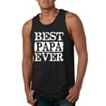thumbnail image 1 of Wild Bobby, Best Papa Ever, Father's Day, Men Graphic Tank Top, Black, X-Large, 1 of 4