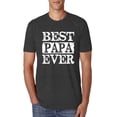 thumbnail image 1 of Wild Bobby, Best Papa Ever, Father's Day, Men Premium Tri Blend Tee, Vintage Black, Small, 1 of 4