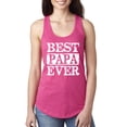 thumbnail image 1 of Wild Bobby, Best Papa Ever, Father's Day, Women Racerback Tank Top, Raspberry, X-Large, 1 of 4