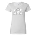 thumbnail image 1 of Wild Bobby, Best Paw Cat Mom, Pop Culture, Women Graphic Tee, White, Medium, 1 of 3