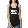 thumbnail image 1 of Wild Bobby, Best Paw Cat Mom, Pop Culture, Women Racerback Tank Top, Black, X-Large, 1 of 3