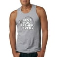 thumbnail image 1 of Wild Bobby, Best Rod Father Ever, Father's Day, Men Graphic Tank Top, Heather Grey, Small, 1 of 4