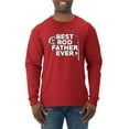 thumbnail image 1 of Wild Bobby, Best Rod Father Ever, Father's Day, Men Long Sleeve Shirt, Red, Small, 1 of 4