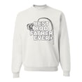 thumbnail image 1 of Wild Bobby, Best Rod Father Ever, Father's Day, Unisex Crewneck Graphic Sweatshirt, White, X-Large, 1 of 4