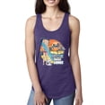 thumbnail image 1 of Wild Bobby, Betty Boop Endless Summer Beach the Dog Betty Boop Ladies Racerback Tank Top, Purple Rush, Large, 1 of 5