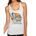 thumbnail image 1 of Wild Bobby Betty Boop Endless Summer Beach the Dog Betty Boop Tri-Blend Racerback Tank Top, Heather White, X-Large, 1 of 5