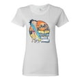 thumbnail image 1 of Wild Bobby Betty Boop Endless Summer Beach the Dog Betty Boop Womens T-Shirt, White, Medium, 1 of 5