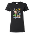 thumbnail image 1 of Wild Bobby Betty Boop Island Girl Paradise Betty Boop Womens T-Shirt, Black, 3X-Large, 1 of 5