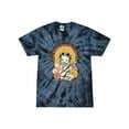 thumbnail image 1 of Wild Bobby Betty Boop Pudgy Good Vibes Only Betty Boop Tie-Dye T-Shirt, Spider Navy, Small, 1 of 4