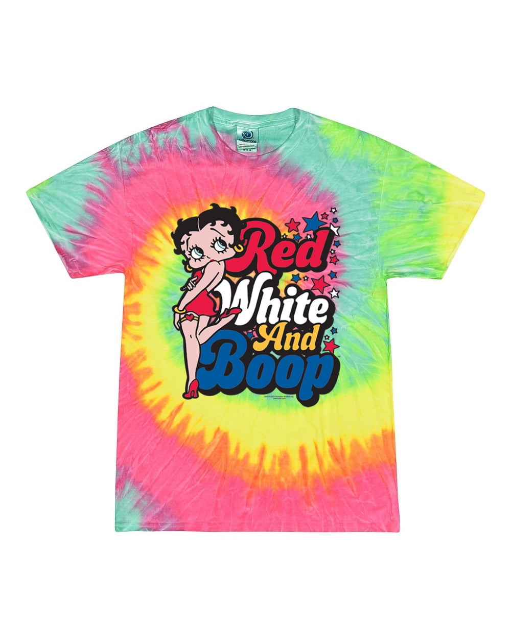 betty boop tie dye shirt