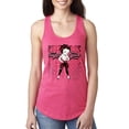 thumbnail image 1 of Wild Bobby, Betty Boop Sugar and Spice Wink Betty Boop Ladies Racerback Tank Top, Hot Pink, Large, 1 of 5