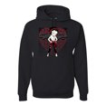 thumbnail image 1 of Wild Bobby, Betty Boop Sugar and Spice Wink Betty Boop Unisex Hoodie Sweatshirt, Black, Small, 1 of 5