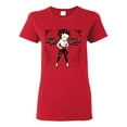 thumbnail image 1 of Wild Bobby Betty Boop Sugar and Spice Wink Betty Boop Womens T-Shirt, Red, Small, 1 of 5