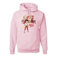 thumbnail image 1 of Wild Bobby, Betty Boop Winking Girl Power Femenist Betty Boop Unisex Hoodie Sweatshirt, Light Pink, X-Large, 1 of 5