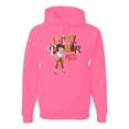 thumbnail image 1 of Wild Bobby, Betty Boop Winking Girl Power Femenist Betty Boop Unisex Hoodie Sweatshirt, Neon Pink, X-Large, 1 of 5