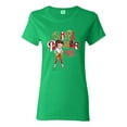 thumbnail image 1 of Wild Bobby Betty Boop Winking Girl Power Femenist Betty Boop Womens T-Shirt, Kelly, Small, 1 of 5