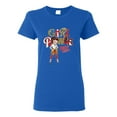thumbnail image 1 of Wild Bobby Betty Boop Winking Girl Power Femenist Betty Boop Womens T-Shirt, Royal, 3X-Large, 1 of 5
