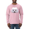 thumbnail image 1 of Wild Bobby, Bichron Dog Animal Lover Mens Long Sleeve Shirt, 1 of 1