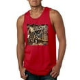 thumbnail image 1 of Wild Bobby, Big Rig Runner Trailer Truck Runnin Alone, Cars and Trucks, Men Graphic Tank Top, Red, Medium, 1 of 4