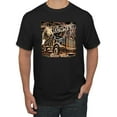 thumbnail image 1 of Wild Bobby, Big Rig Runner Trailer Truck Runnin Alone, Cars and Trucks, Men Graphic Tee, Black, Small, 1 of 4