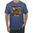 thumbnail image 1 of Wild Bobby, Big Rig Runner Trailer Truck Runnin Alone, Cars and Trucks, Men Graphic Tee, Vintage Heather Blue, Small, 1 of 4