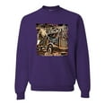 thumbnail image 1 of Wild Bobby, Big Rig Runner Trailer Truck Runnin Alone, Cars and Trucks, Unisex Crewneck Graphic Sweatshirt, Purple, X-Large, 1 of 4