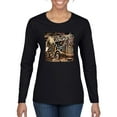 thumbnail image 1 of Wild Bobby, Big Rig Runner Trailer Truck Runnin Alone, Cars and Trucks, Women Graphic Long Sleeve Tee, Black, Small, 1 of 4