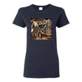 thumbnail image 1 of Wild Bobby, Big Rig Runner Trailer Truck Runnin Alone, Cars and Trucks, Women Graphic Tee, Navy, XX-Large, 1 of 4