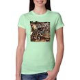 thumbnail image 1 of Wild Bobby, Big Rig Runner Trailer Truck Runnin Alone, Cars and Trucks, Women Slim Fit Junior Tee, Mint, XX-Large, 1 of 4