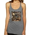 thumbnail image 1 of Wild Bobby, Big Rig Runner Trailer Truck Runnin Alone, Cars and Trucks, Women Tri-Blend Racerback Tank Top, Premium Heather, Small, 1 of 4