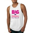 thumbnail image 1 of Wild Bobby, Big or Small Save Them All Mens Breast Cancer Awareness Graphic Tank Top, 1 of 2