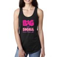 thumbnail image 1 of Wild Bobby, Big or Small Save Them All Womens Breast Cancer Awareness Racerback Tank Top, 1 of 2