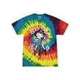 thumbnail image 1 of Wild Bobby Biker Betty Boop MC Motorcycle Club 1930 Betty Boop Tie-Dye T-Shirt, Reactive Rainbow, Large, 1 of 4